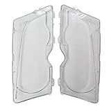 NewYall Left Driver and Right Passenger Side Clear Headlight Head Light Lamp Lens Cover for BMW E46 2DR 1999-2003, M3 2DR 2001-2006