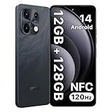 UMIDIGI Note 100 Phone, NFC Dual SIM Unlocked Phone,12(6+6) GB+128GB Expand 1TB Android 14 Phones,6.8''HD+120Hz Display,50MP Camera, 5000mAh+20W Fast Charge Cell Phones,Face ID+Fingerprint,GPS