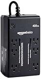 Amazon Basics UPS Battery Backup & Surge Protector 400VA/255W, 6 Outlets, Standby Uninterruptible Power Supply, for Power Outage Protection, Compact, Black