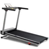 Sunny Health & Fitness Smart Fully-Assembled Treadmill with One-Click Fold/Release, 15% Auto Incline and 20" Wide Running Belt, Quiet Brushless Motor, Free SunnyFit App Connection - SF-T723030