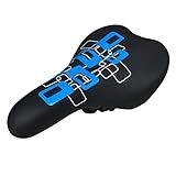 Soeenaper Kids Bike Saddle for 14 16 18 20 24 Inch Kids Bike Seat Replacement Child Bike Saddle Replacement for Boys Bike 6010(Blue)