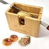 Bagel Slicer Holder, Bagel Slicers Cutter with 7 Adjustable Width Settings