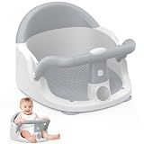 Baby Bath Seat with Suction Cups, 6M+ Up, Non-Slip, Portable, Easy Clean