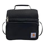 Carhartt Camping Cooler, Worksite Lunchbox, Soft Shell Lunch Bag for Construction Sites, Work and Everyday Use, Black