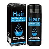 Hair Building Fibers Dark Brown, Hair Thickening Fibers for Thinning Hair & Bald Spots Thicker Fuller Hair in 15 Seconds Suitbable for Man and Woman 0.97Oz (Dark Brown)