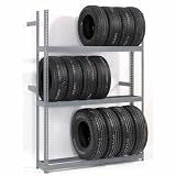 Global Industrial 3 Tier Single Entry Tire Rack, 1500 lbs Shelf Capacity