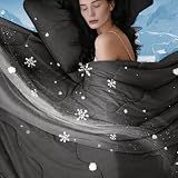 DOWNCOOL Cooling Comforter Queen Size, Blanket with Cooling Pillowcases