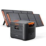 Jackery HomePower 3000 Portable Station with 2X 200W Panels, 3600W (7200W Surge), 3072Wh LFP Battery, USB-A/C, Home Backup, RV & Emergencies, Grey