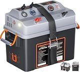 SUNAPEX Trolling Motor Smart Battery Box 12V/24V Marine Power Center