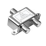 NEWCARE 2-Way Coaxial Cable Splitter for MoCA, 5-2400MHz, RG6 Compatible