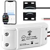 eKyro Smart Garage Door Opener - Universal WiFi Remote Controller Compatible with Alexa, Google Home, iPhone, Siri, Android, Door Left Open Alert, Door Security Systems, Updated Model