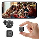 Zongbi Hidden Camera,Mini WiFi Wireless Surveillance Camera with SD & Cloud Storage Night Vision App Live View Motion Detection Smallest Smart Camera for Home Monitoring