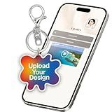 NFC Keychain Digital Business Card – Instantly Share Contact, Instagram & Social Media – Ntag213 (Custom Design)