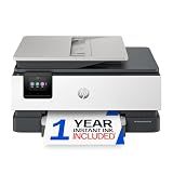 HP OfficeJet Pro 8139 Wireless All-in-One Color Inkjet Printer, Print, Scan, Copy, Fax, ADF, Duplex Printing Best-for-Home-Office, 1 Year Trial of Instant Ink Included, AI-Capable (C2VK3A)