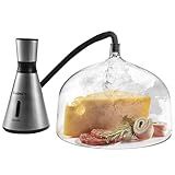CucinaPro Handheld Smoking Gun Food Smoker with Large Dome Lid- Portable Cold Smoke Infuser for Meat Cheese Cocktails, BBQ, Nuts, Fish- Kitchen Smoke Machine Adds Flavor with Wood Chips- Gift for Him
