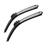 MOTIUM OEM QUALITY Premium All-Season Windshield Wiper Blades (26"+17" pair for front windshield)…