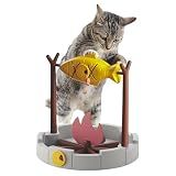 PetPals Cat Slow Feeder Treat Dispenser Interactive Cat Puzzle Fish Toy