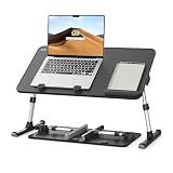 SAIJI Height & Angle Adjustable Lap Desk Laptop Stand for Bed