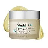 ClarityRx Daily Fruit Antioxidant Moisturizing Mango Face Mask, Plant-Based Creamy Anti-Aging Facial Treatment, Recommended for Mature or Dry Skin (1.7 oz)