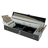 GuardPro 115Pcs Cobalt Drill Bits Set, High Speed Steel, 135 Degree Tip, Twist Jobber Length Drill Bit Kit for Hardened Metal, Plastic and Wood with Metal Indexed Storage Case, 1/16"-1/2"