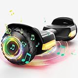 Gyroor Self Balancing Scooter New G13 All Terrain Balancing Scooter with LED Lights & 500W Motor, Self Balancing Off Road with Bluetooth for Kids ages 6-12 and Adults-Matte Black