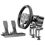 MOZA R3 Racing Wheel and Pedals Bundle for Xbox & PC,Powerful 3.9Nm DD Servo Motor with Aviation-Grade Aluminum Construction,Durable ISF PU Grips 11-inch Racing Wheel