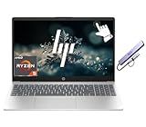 HP 15.6" HD Touchscreen Business Laptop Computer, AMD Ryzen 5 Processor, Windows 11 Pro Laptop 8GB RAM 512GB Storage (256GB SSD+256GB Docking Set), NLY Earphones, Silver