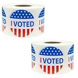 Tiny Pets I Voted Stickers 1000 Pack Self Adhesive Labels Roll