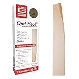 Neo G Opti-Heal Wound Recovery Silicone Scar Strips for Surgical Scars, C Section, Burn, Acne, Keloid Treatment - Medical Silicone Scar Sheets - New and Old Scar Treatment - 1.6 x 5.9 inch - 6 Strips