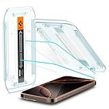 Spigen Tempered Glass Screen Protector [GlasTR EZ FIT] designed for iPhone 16 Pro Max [2 Pack]