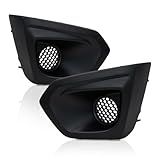 VPIMOZO Fog light Cover Front Bumper Compatible with 12-14 2012 2013 2014 Subaru Impreza Matte Black Replacement Fog Light Bezel Driver&Passenger Side (Not Fit WRX Models)