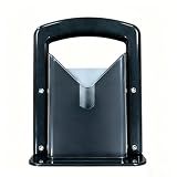 Bagel Slicer, Stainless Steel Blade Guillotine Cutter With Safety Shield, Non-Slip Base Slicer For Bagels, Bread And Muffins (Black)