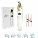 2026 Blackhead Remover Vacuum USB Pore Vacuum with 5 Suction Heads-Khaki