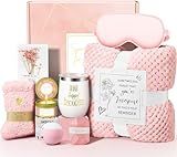 Mothers Day Gifts for Mom Wife Grandma Daughter Friends Sister, Happy Birthday Gifts for Women Mom Her Friend Sister Wife Grandma, Self Care Gift Get Well Relaxing Spa Gift Basket Set