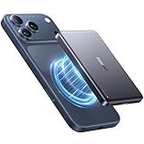 TORRAS MiniMag Power Bank,Ultra-Slim 10,000mAh Magnetic Wireless Portable Charger, 22.5W Fast Charging iPhone Air Magnetic Battery Pack Designed for iPhone 17 Pro Max/17 Pro/Air/16/15/14/13/12, Gray