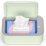 Awesmom Baby Wipe Warmer, 3-Level Temperature Control, Quiet and Even Heating, Large Capacity for Diaper Changes – Green