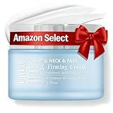 UJhay Retinol Neck Cream, Hyaluronic Acid and Caffeine Enriched Neck Firming Cream to Minimize Fine Lines & Dullness - 3-in-1 Moisturizing Cream for Neck, Chest and Face (50 ml/1.7 oz)