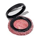 LAURA GELLER NEW YORK Baked Blush-n-Brighten Marbleized Blush for Cheeks - Pink Buttercream - Natural Finish - Buildable Color