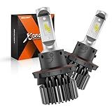 SEALIGHT 9008 Light Bulbs, H13 40,000LM Powersports Bulbs, 6500K Cool White Plug and Play, CANBus Ready, Super Bright, h13 Pack of 2