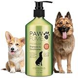 PAWFUME Deshedding Dog Shampoo and Conditioner, Show Dog, 1-Pack – Nourish & Detangle for Silky Soft Coat – Probiotic, Deep-Cleaning, pH-Balanced Formula – Salon-Quality Shampoo for Dogs