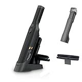 Shark WANDVAC Cordless Hand Vac, Lightweight, Versatile and Portable at 1.4 lbs., Powerful Suction for Pet Hair, Charging Dock, One-Touch Empty for Car & Home, Duster Crevice Tool, Black, WV201BK