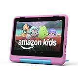 Amazon Fire HD 8 Kids Pro tablet (newest model), ages 6-12. Bright 8" HD screen, includes ad-free content, parental controls, 13-hr battery, slim case for older kids, 32GB, Jungle Cat