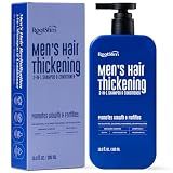 DHT Blocking Shampoo for Men - Hair Thickening & Anti Hair Loss Shampoo with Saw Palmetto, Biotin & Rosemary for Hair Growth - 2-in-1, Sulfate-Free, 10oz