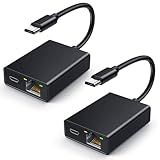 Ethernet Adapter for Fire TV Stick, Electop Micro USB to RJ45 Ethernet Network Adapter Compatible with 4K Fire Stick,Chromecast Google Home Mini and More Streaming TV Sticks(2 Packs)