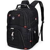 SHRRADOO Extra Large Travel Laptop Backpack for Men, Work College Backpacks
