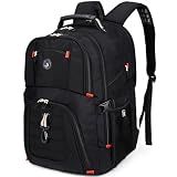 SHRRADOO Extra Large Travel Laptop Backpack for Men, Work College Backpacks