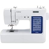 Brother CS7000X Computerized Sewing and Quilting Machine, 70 Built-in Stitches, LCD Display, Wide Table, 10 Included Feet, White