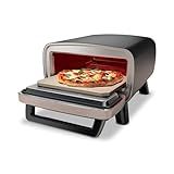 Ninja Artisan Electric Outdoor Pizza Oven with Stone | 12-inch Pizza in 3-minutes | 700F Max Temp | 5-in-1 Functionality – Pizza, Bake, Broil, Proof & Warm | Makes Full Meals | Gray | MO201