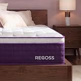 REGOSS King Mattress 14 Inch Hybrid Mattress in a Box, Soft Medium Plush