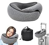 WEERSHUN Travel Pillows for Airplanes,2024 New Travel Pillow,Travel Neck Pillow Airplane Memory Foam Travel Pillow Neck Pillow for Traveling Suitable for Airplanes,Offices and Cars